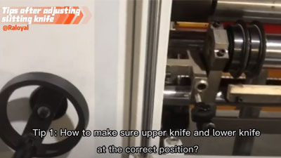 بعض النصائح من آلة الحز عالية السرعة بعد تعديل سكين الحز