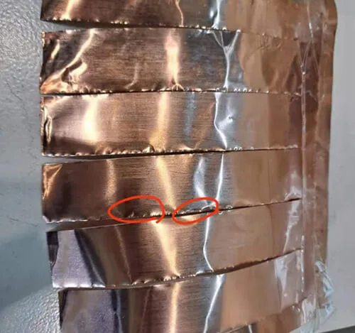 كيفية حل مشكلة حز كشكش رقائق النحاس ؟